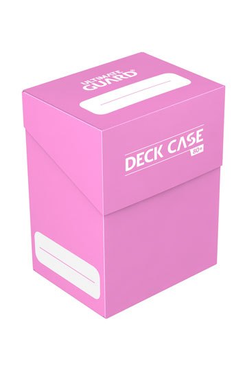 Ultimate Guard: Deck Case 80+ Caja de Cartas Tamaño Estándar - Rosa