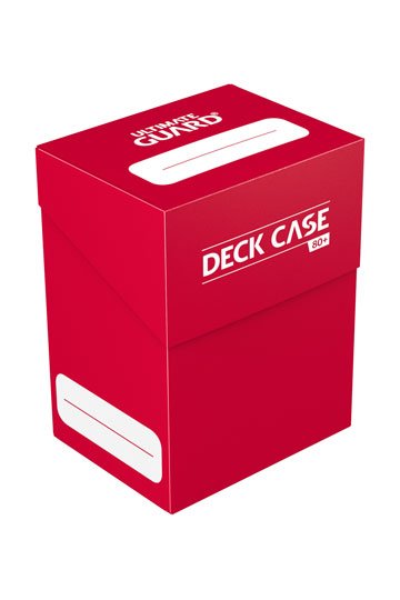 Ultimate Guard: Deck Case 80+ Caja de Cartas Tamaño Estándar - Rojo