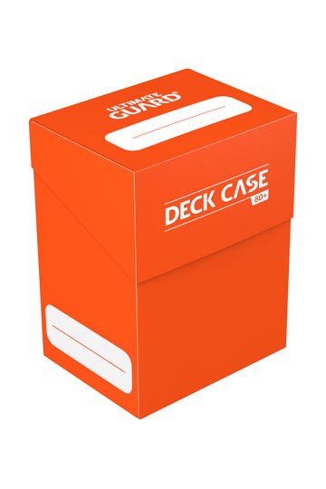 Ultimate Guard: Deck Case 80+ Caja de Cartas Tamaño Estándar - Naranja
