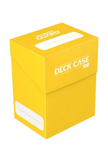Ultimate Guard: Deck Case 80+ Caja de Cartas Tamaño Estándar - Amarillo