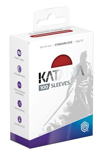 Ultimate Guard Katana Inner Sleeves Tamaño Estándar Rojo (100)