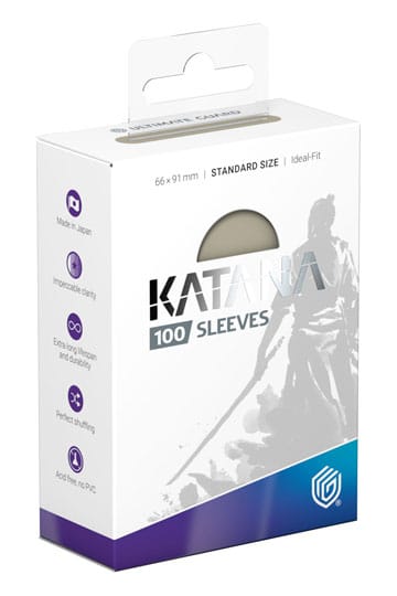 Ultimate Guard Katana Inner Sleeves Tamaño Estándar Gris piedra (100)