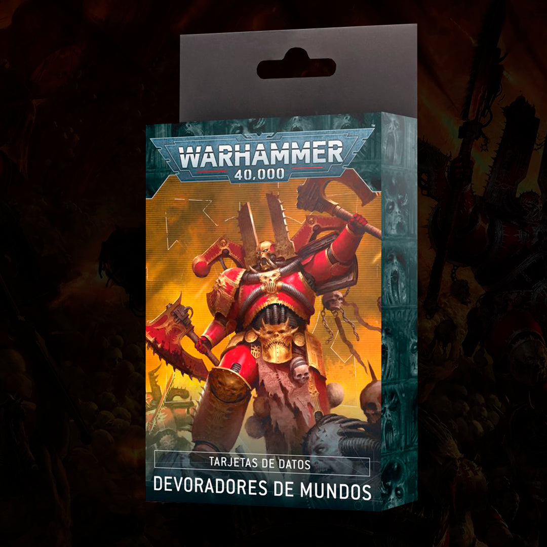 PREPEDIDO - WORLD EATERS: TARJETAS DE DATOS