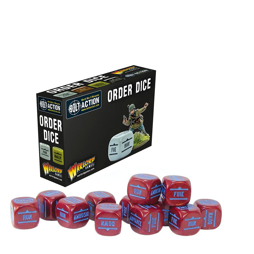 ORDERS DICE PACK - MAROON