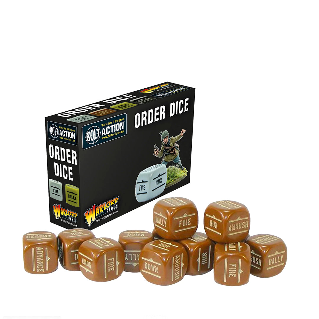 ORDERS DICE PACK - BROWN