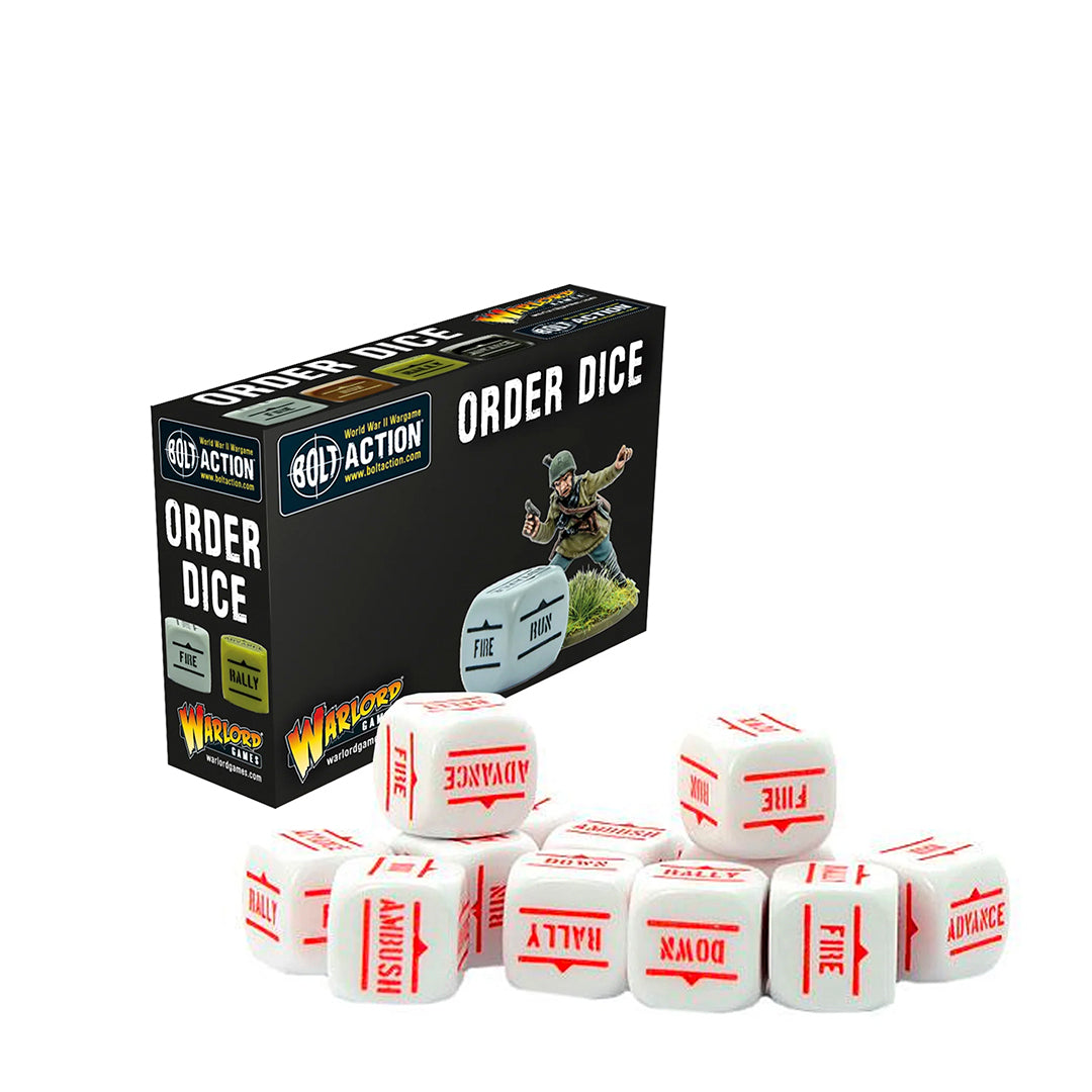 ORDERS DICE PACK - WHITE