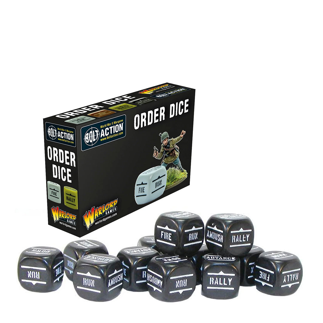 ORDERS DICE PACK - BLACK