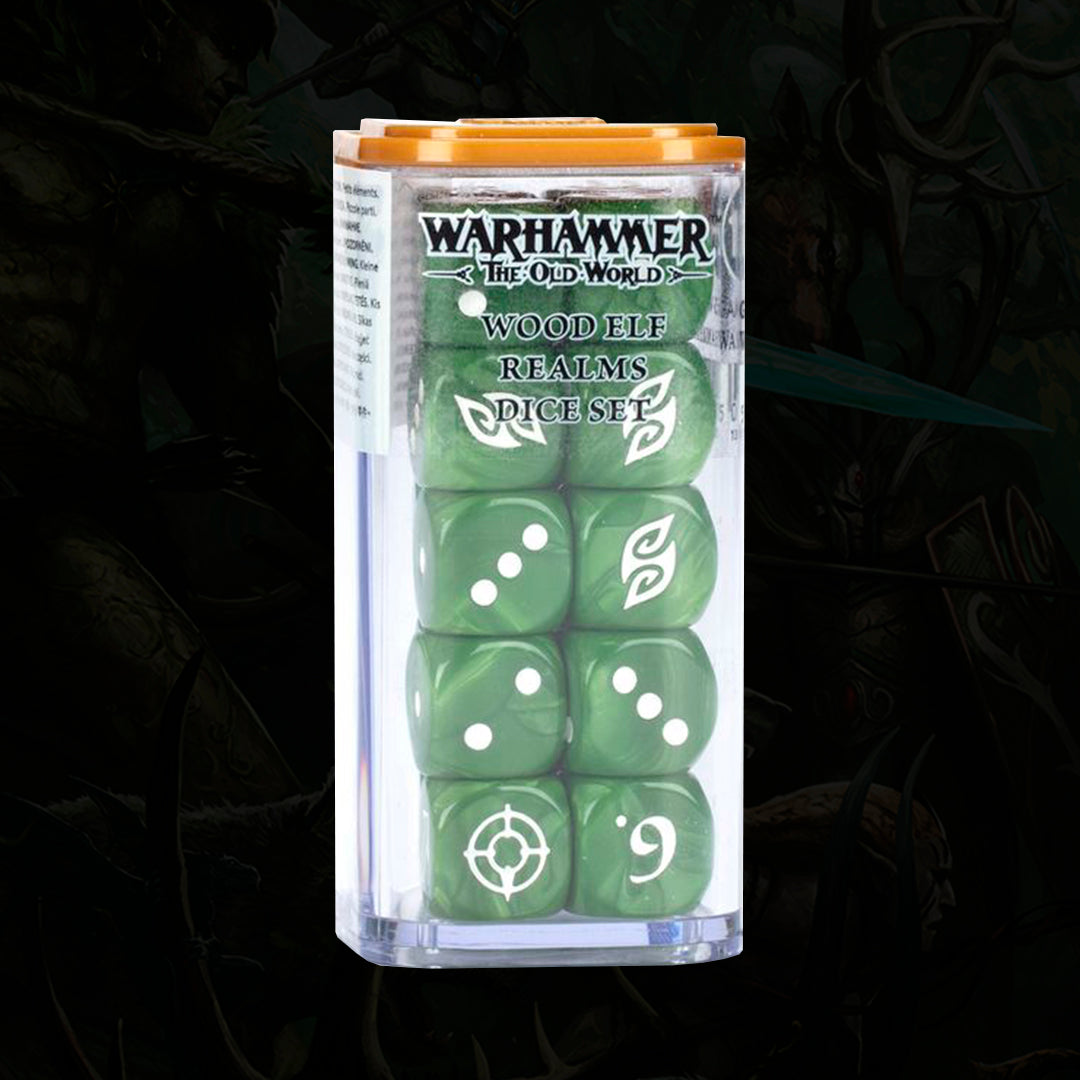 PREPEDIDO OLD WORLD: WOOD ELF REALMS - DADOS
