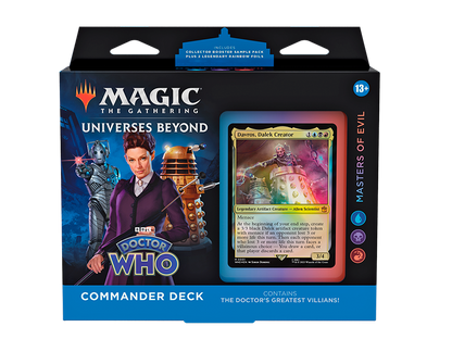 MAGIC THE GATHERING UNIVERSE BEYOND: - DOCTOR WHO - MASTERS OF EVIL COMMANDER DECK - (INGLÉS)