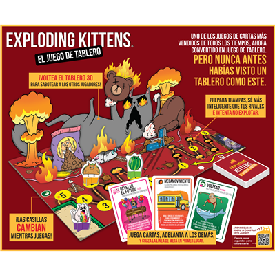 EXPLODING KITTENS: EL JUEGO DE TABLERO