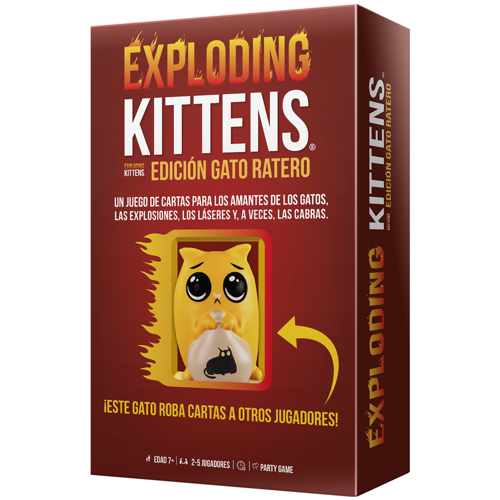 Exploding Kittens Ed. Gato Ratero