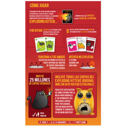 Exploding Kittens Ed. Gato Ratero