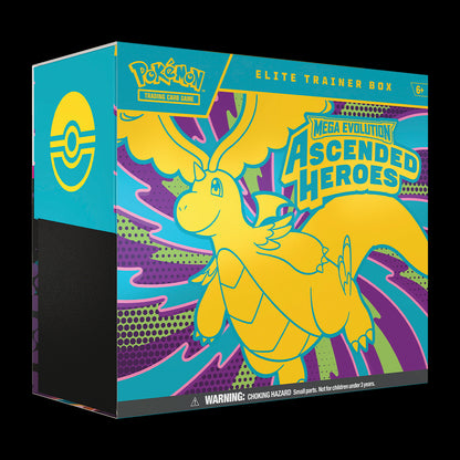 PREPEDIDO: Pokemon TCG: ETB Ascended Heroes Caja Entrenador Elite - Inglés