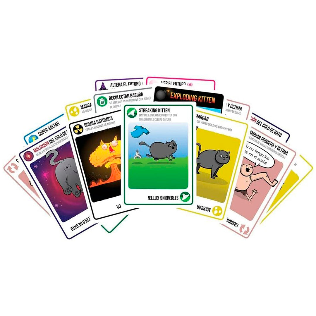 EXPLODING KITTENS: STREAKING KITTENS - EXPANSION 15 DE CARTAS
