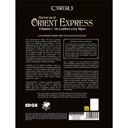 Horror en el Orient Express Volumen 1