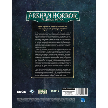 ARKHAM HORROR: EL JUEGO DE ROL - MANUAL BÁSICO