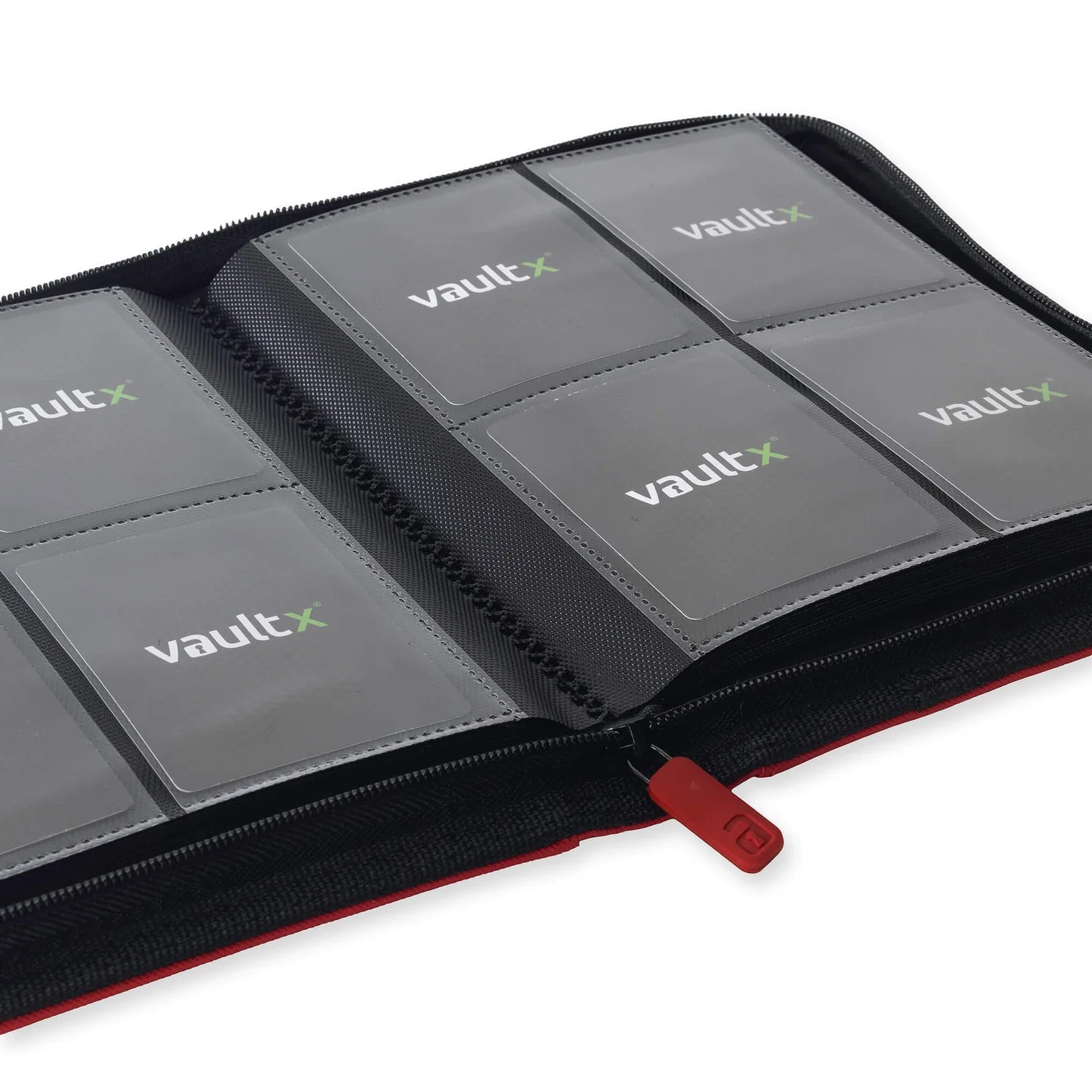Vault X: Exo-Tec Zip Binder4-Pocket - Red - (160 huecos)