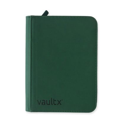 Vault X: Exo-Tec Zip Binder4-Pocket - Forest Green - (160 huecos)