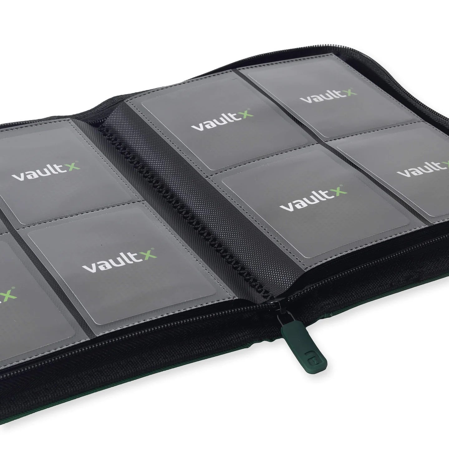Vault X: Exo-Tec Zip Binder4-Pocket - Forest Green - (160 huecos)