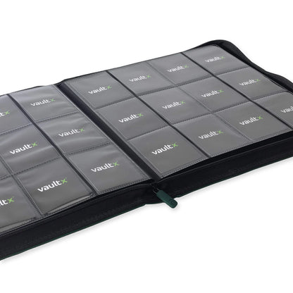 Vault X: Exo-Tec Zip Binder12-Pocket - Forest Green - (480 huecos)