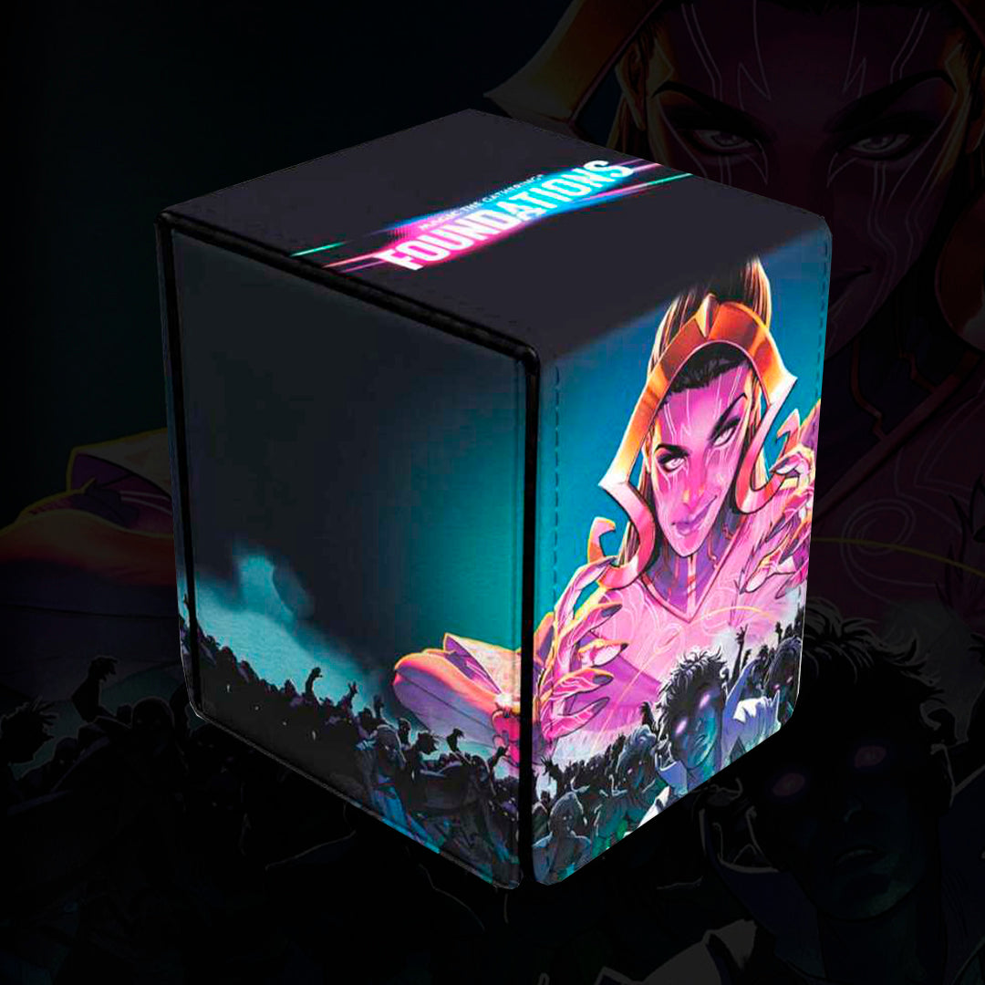 ULTRA PRO: Caja de mazo ALCOVE FLIP LILIANA FOUNDATIONS