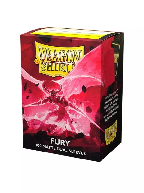 DRAGON SHIELD - 100 SLEEVES FURY MATTE - DUAL