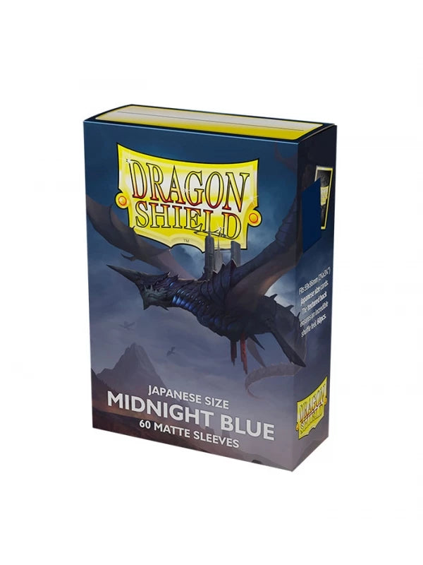 Fundas Small 59mm X 86mm Japanese Matte Midnight Blue (60 Fundas) Dragon Shield