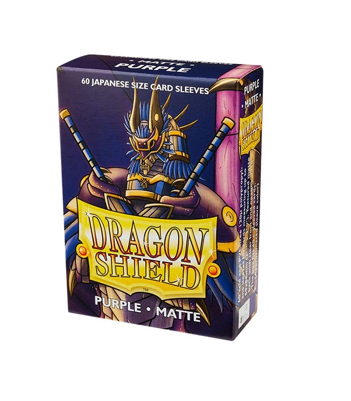 Fundas Small 59mm x 86mm Japanese Matte Morado (60 fundas) Dragon Shield