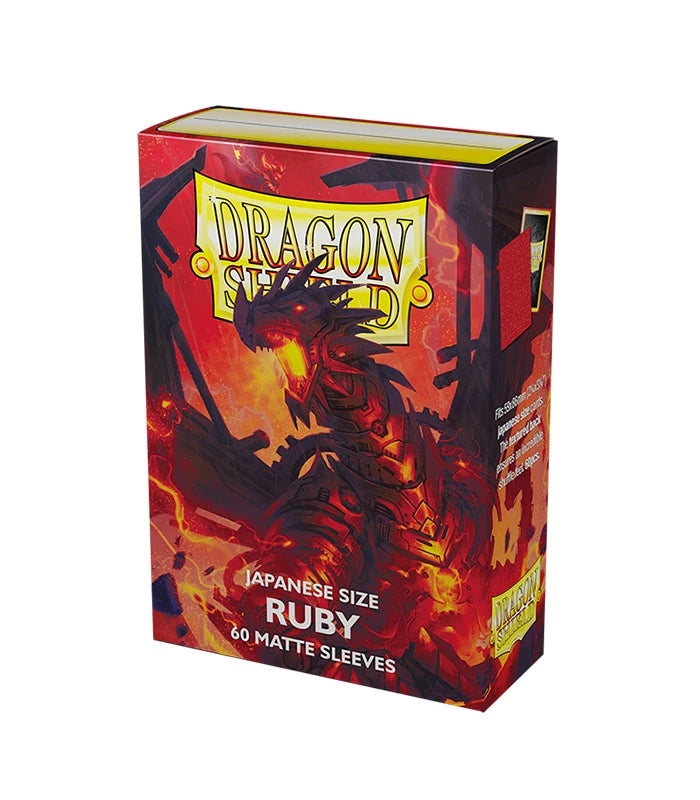 Fundas Small 59mm x 86mm Japanese Matte Ruby 60 fundas) Dragon Shield