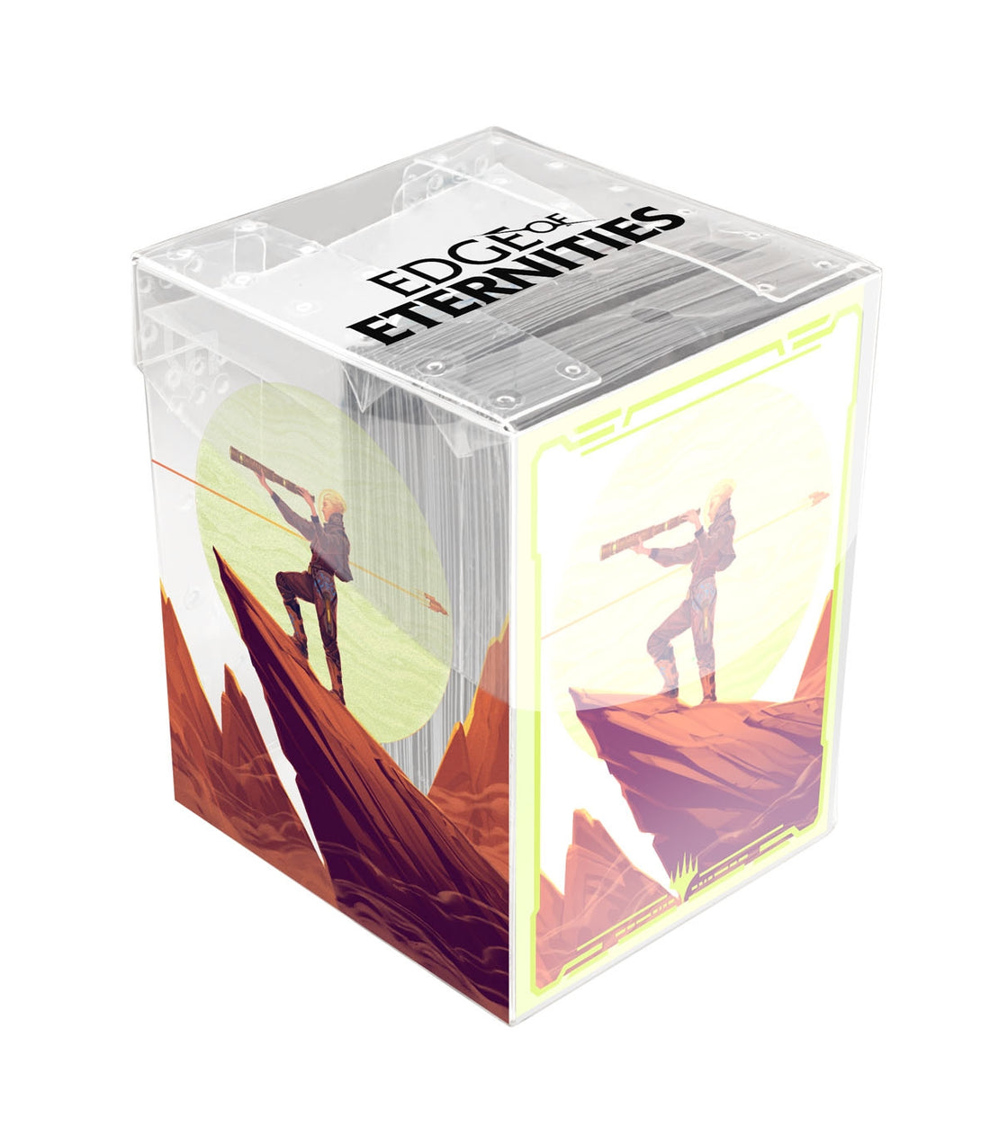 ULTRA PRO: MTG - FUNDAS + CLEAR BOX - EDGE OF ETERNITIES - MARTE