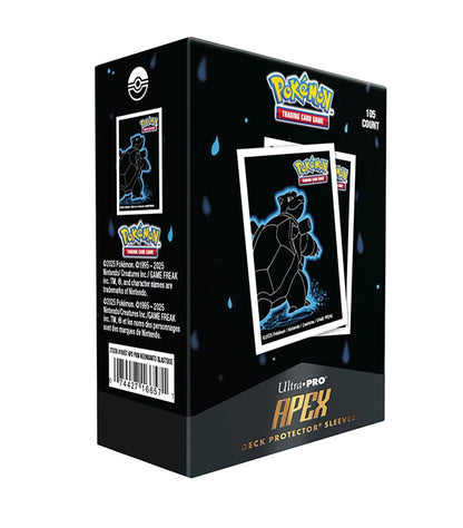 Fundas Standard 105ct APEX Deck Protector Sleeves Blastoise Neon Kanto Pokémon - Ultra Pro