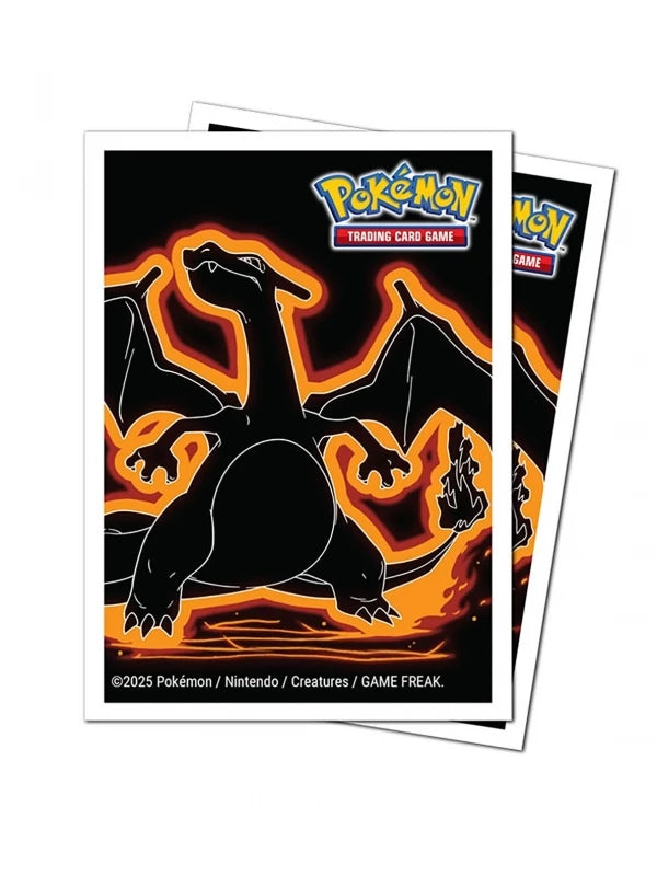 Fundas Standard 105ct APEX Deck Protector Sleeves Charizard Neon Kanto Pokémon - Ultra Pro