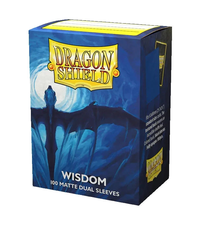 DRAGON SHIELD - 100 SLEEVES MATTE - DUAL - WISDOM