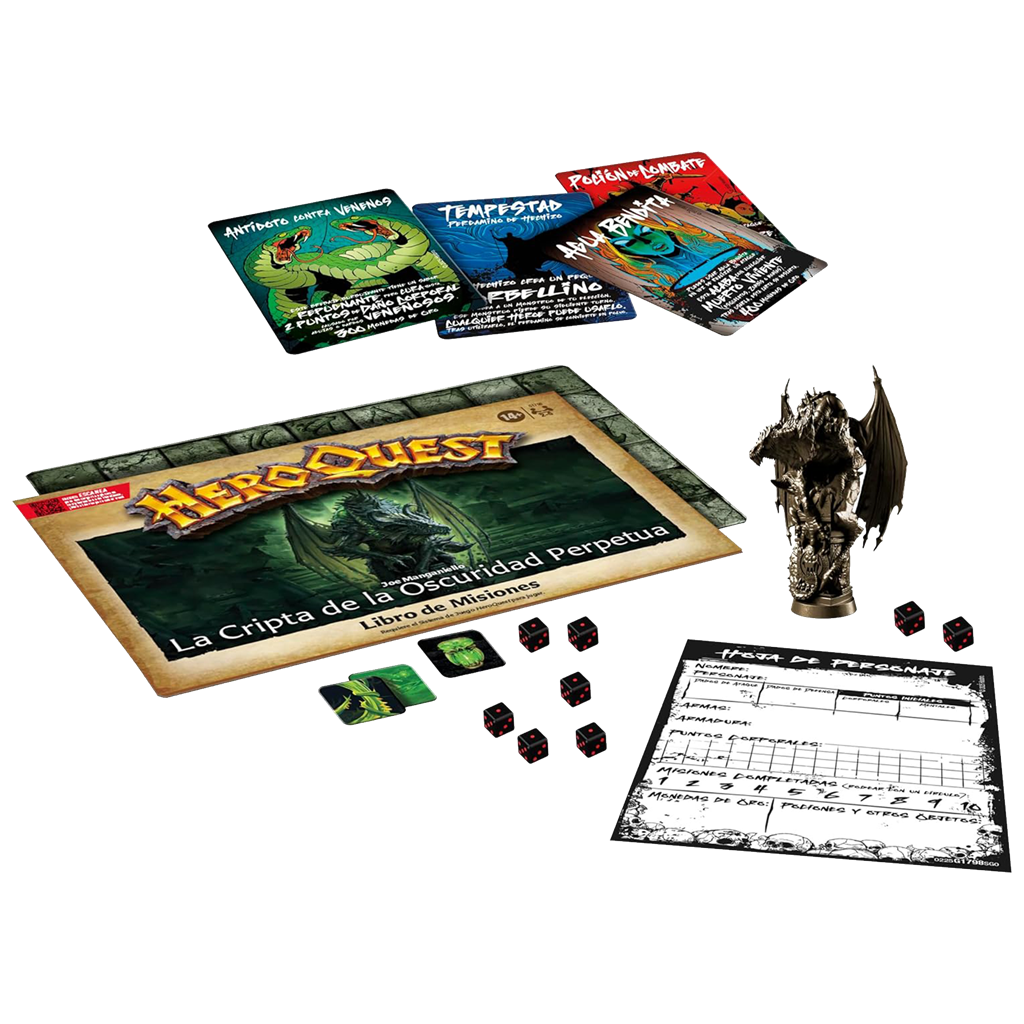 HEROQUEST: LA CRIPTA DE LA OSCURIDAD PERPETUA - (ESPAÑOL)
