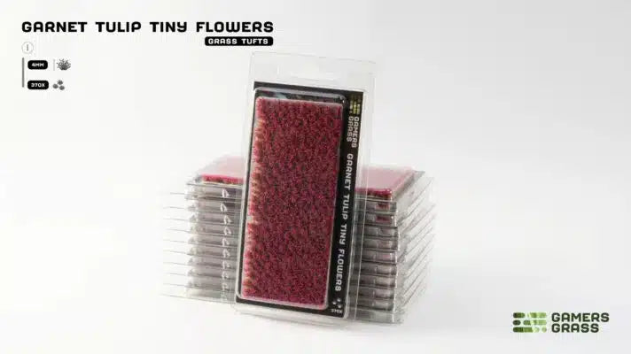 Garnet Tulip 2mm - Tiny Flowers