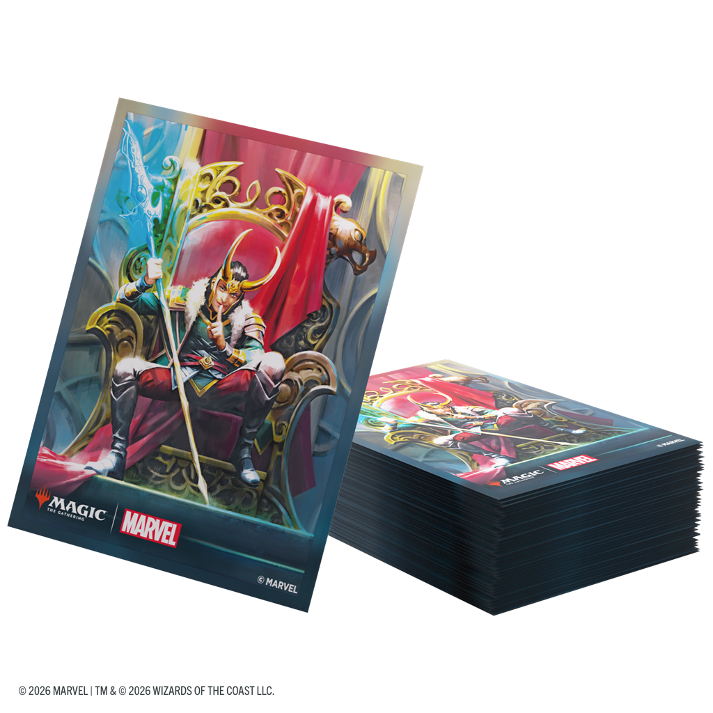 GAMEGENIC: MTG Marvel SH Art Sleeves Loki/Doctor Doom