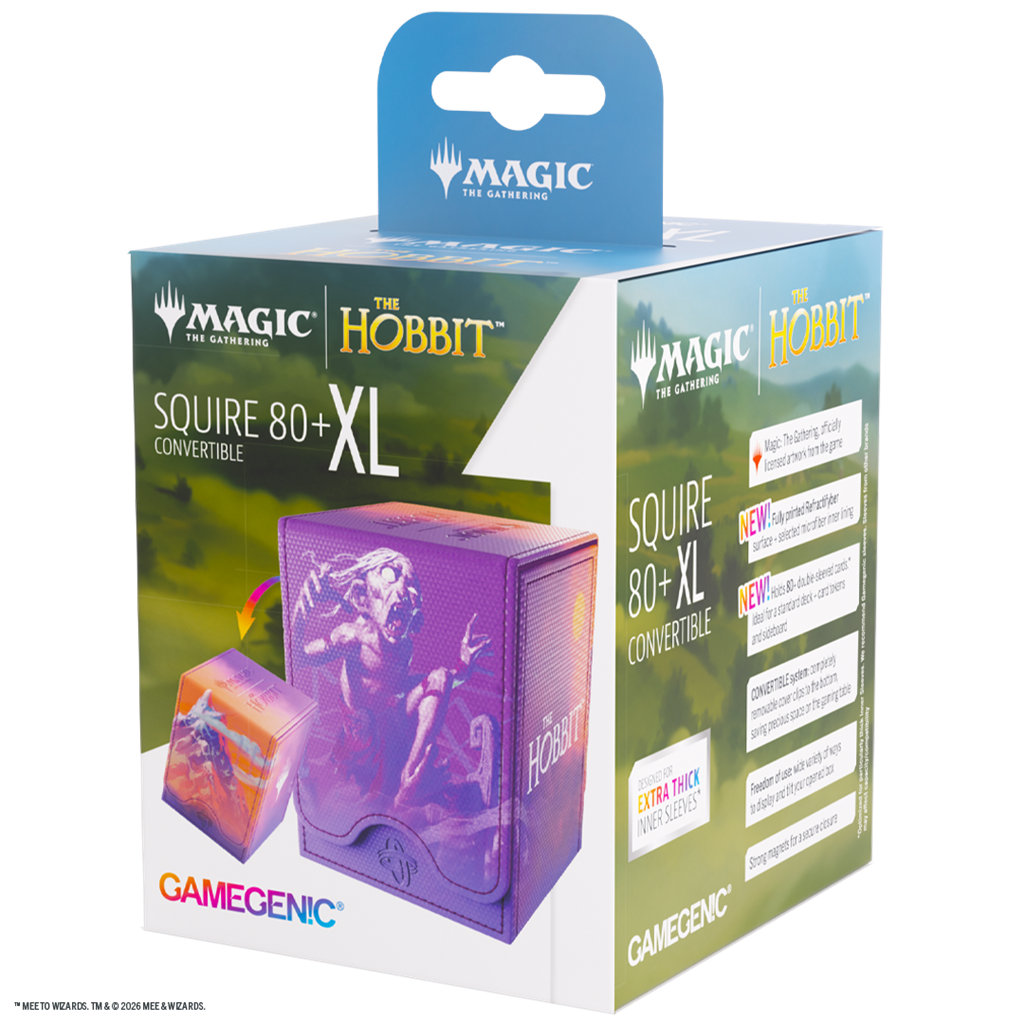 GAMEGENIC: MTG The Hobbit Squire 80+ XL Gollum/Lonely Mountain