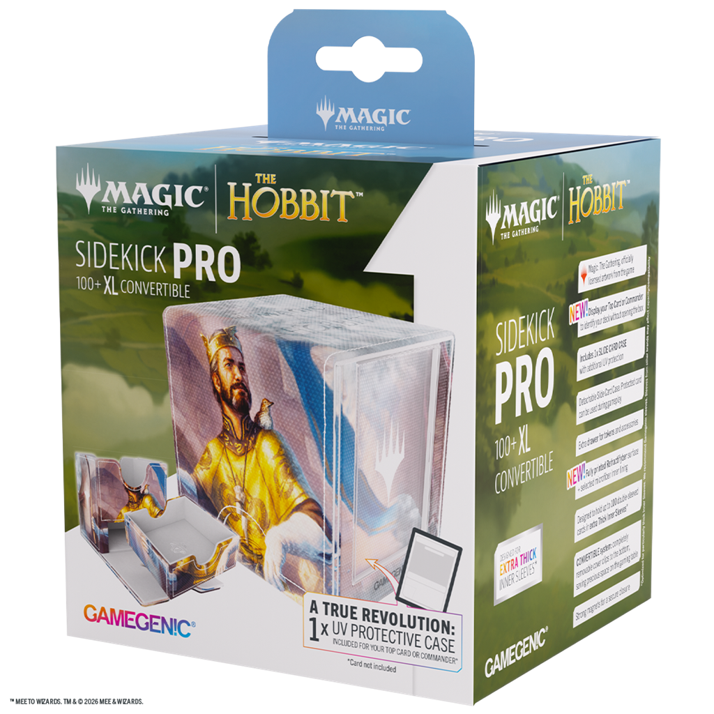 GAMEGENIC: MTG The Hobbit Sidekick PRO 100+ XL - Bard, King of Dale/Smaug, Wicked Worm