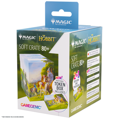 GAMEGENIC: MTG The Hobbit Soft Crate 80+ - Leaving Hobbiton/Troop of Ponies