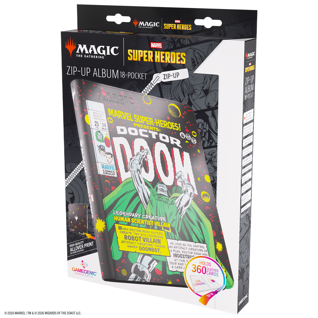GAMEGENIC: MTG Marvel SH ZipUp 18 Doctor Doom