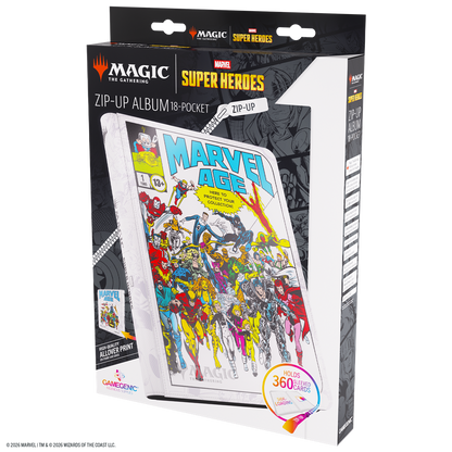 GAMEGENIC: MTG Marvel SH ZipUp 18 Pocket Marvel Age