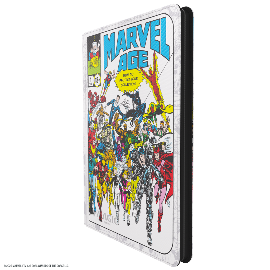 GAMEGENIC: MTG Marvel SH ZipUp 18 Pocket Marvel Age