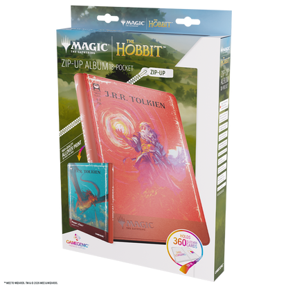 GAMEGENIC: MTG The Hobbit Zip-Up Album 18-Pocket - The Arkenstone/Smaug, Worm of Dread