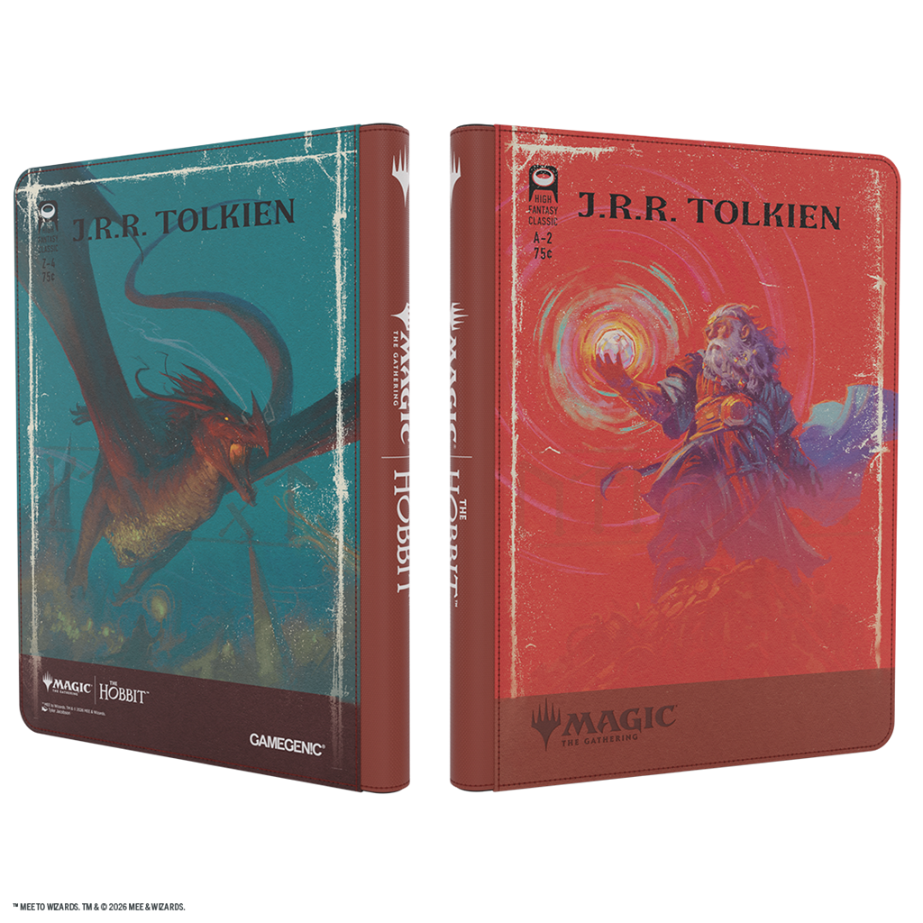GAMEGENIC: MTG The Hobbit Zip-Up Album 18-Pocket - The Arkenstone/Smaug, Worm of Dread