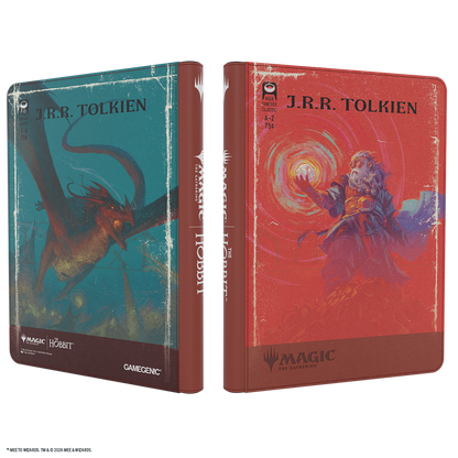 GAMEGENIC: MTG The Hobbit Zip-Up Album 18-Pocket - The Arkenstone/Smaug, Worm of Dread