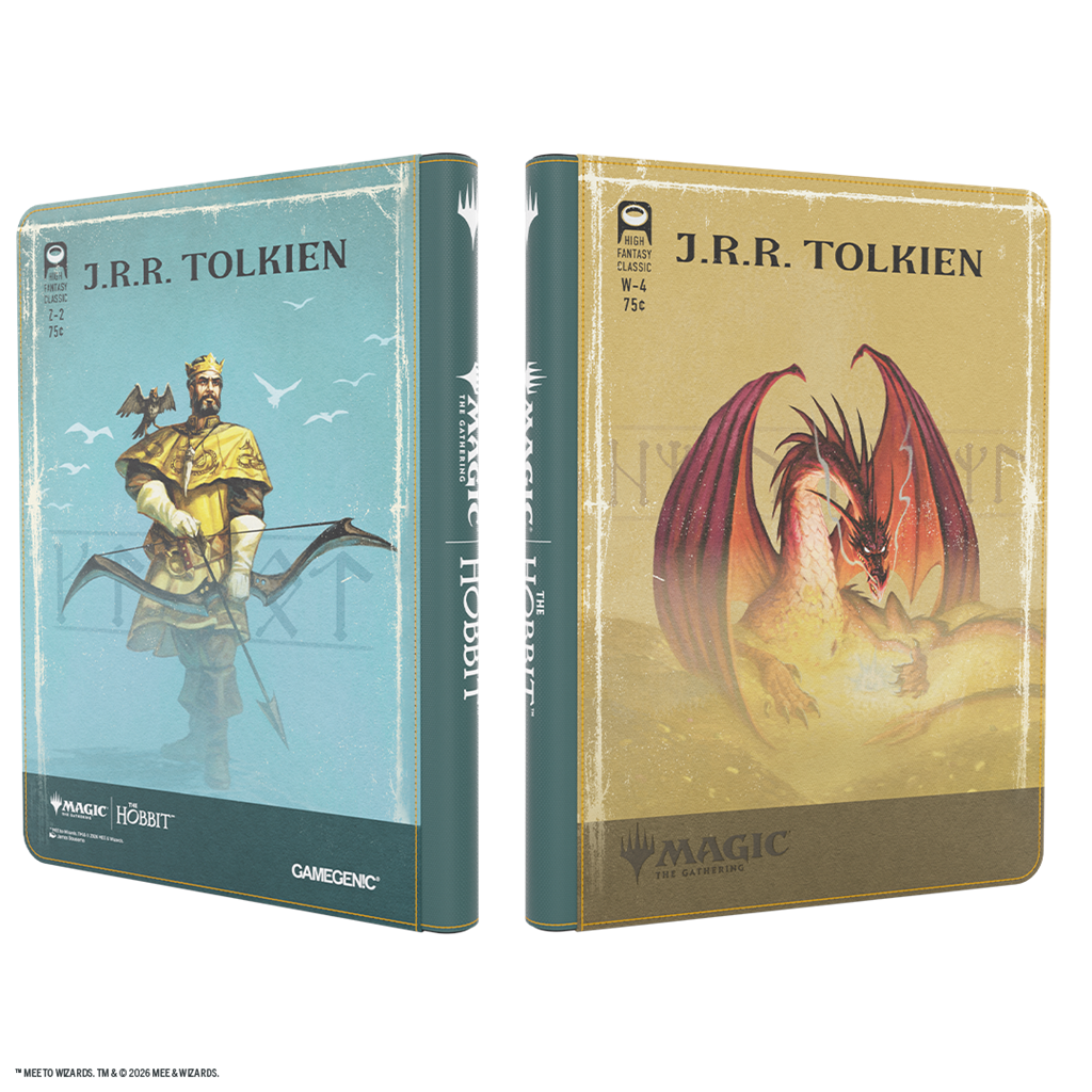 GAMEGENIC: MTG The Hobbit Zip-Up Album 18-Pocket - Gleaming Splendor/The King of Dale