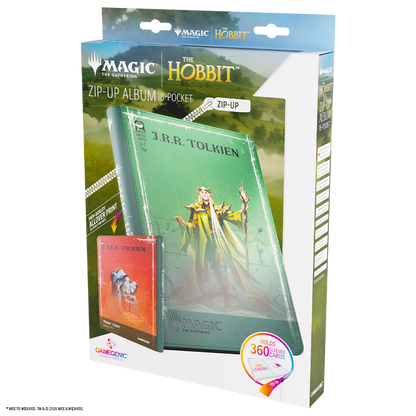 GAMEGENIC: MTG The Hobbit Zip-Up Album 18-Pocket - Thranduil, the Elvenking/The Mountain-king