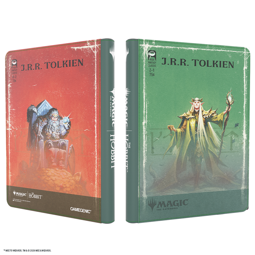 GAMEGENIC: MTG The Hobbit Zip-Up Album 18-Pocket - Thranduil, the Elvenking/The Mountain-king