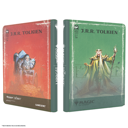 GAMEGENIC: MTG The Hobbit Zip-Up Album 18-Pocket - Thranduil, the Elvenking/The Mountain-king