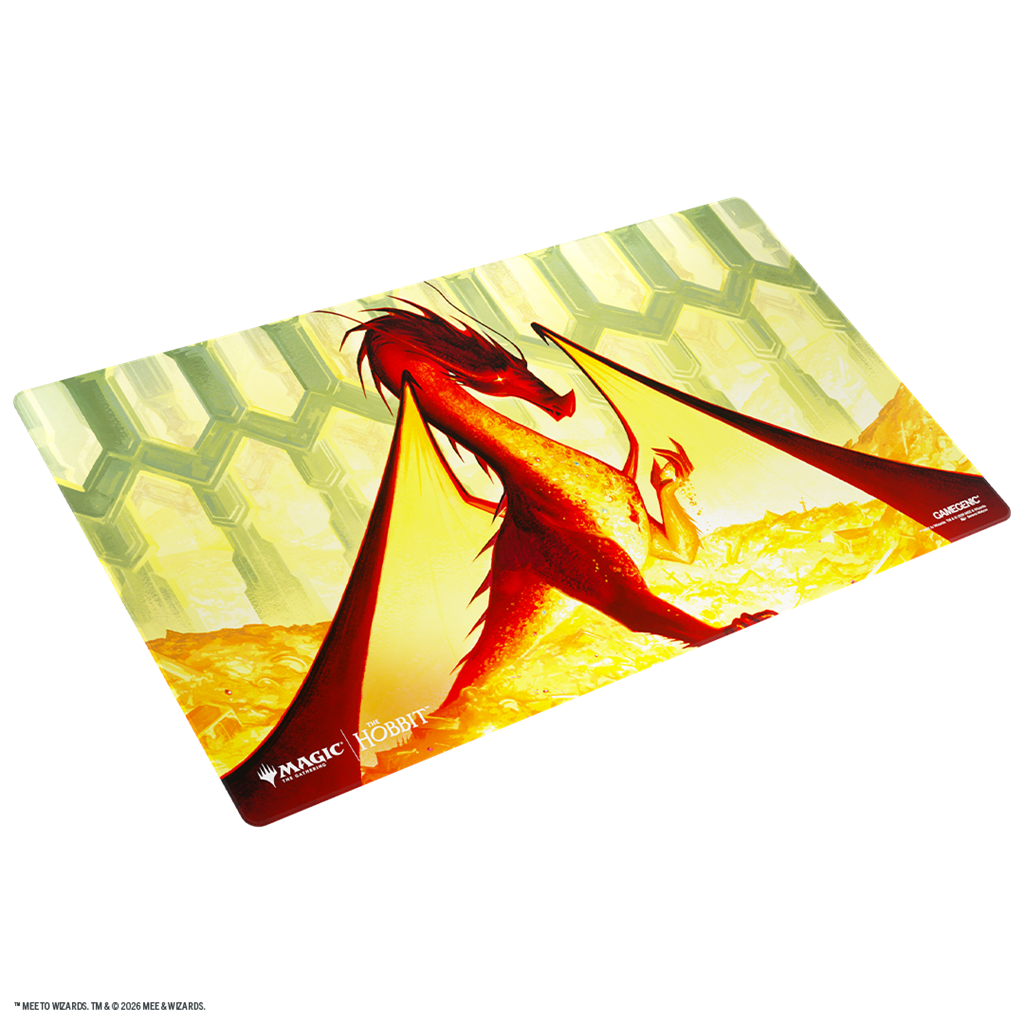 GAMEGENIC: MTG The Hobbit Shiny Playmat - Smaug the Golden